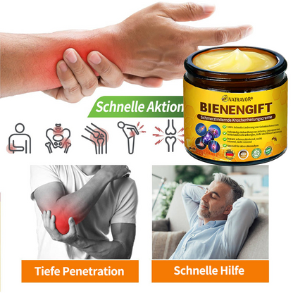 Natravor® Bienengift Schmerzlinderungs-Knochenheilungs-Creme🐝🐝(Speziell für ältere Erwachsene & DGOU empfiehlt)