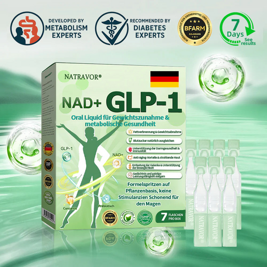 BfArM-Shop | Natravor® NAD 6-in-1 Gesundheits-Orallösung (Eine Dosis pro Tag, sichtbare Veränderungen in 7 Tagen) ✅ Geeignet bei Fettleibigkeit, kardiovaskulärer Gesundheit, Diabetes, Schlafapnoe, Gelenkproblemen und mehr.