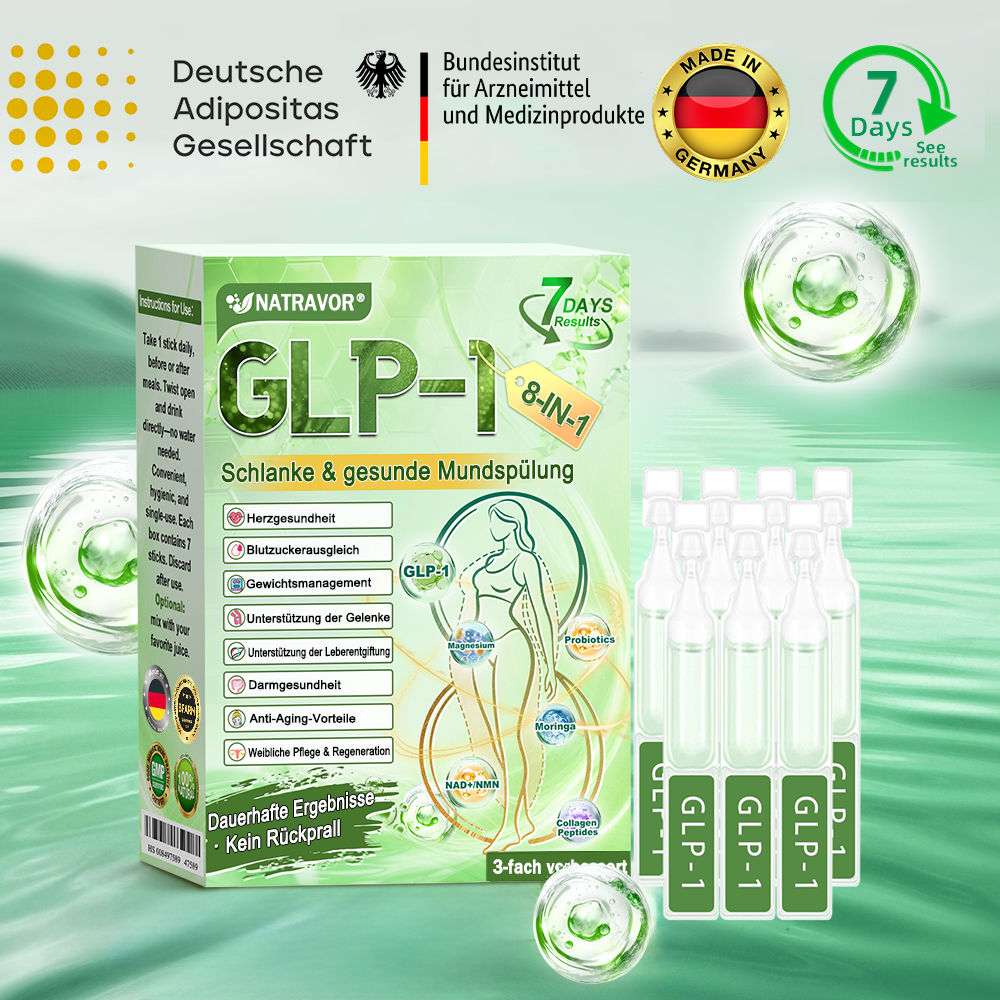 BfArM-Shop | Natravor® 8-in-1 Orallösung – Mit 100 Mrd. aktiven Probiotika ✅ Unterstützt Gewichtsmanagement, Herz, Darm & Frauengesundheit, strafft die Haut und steigert die Energie.