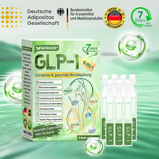 BfArM-Shop | Natravor® 8-in-1 Orallösung – Mit 100 Mrd. aktiven Probiotika ✅ Unterstützt Gewichtsmanagement, Herz, Darm & Frauengesundheit, strafft die Haut und steigert die Energie.