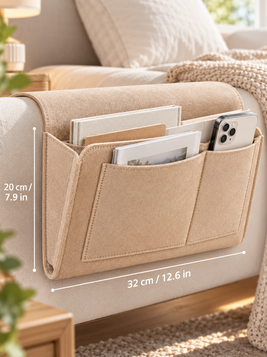 🔥Bedside Hanging Organizer – Keep Essentials Within Reach