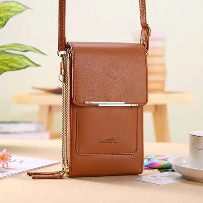 🔥Final 3 Hours: 60% OFF 2026 Trendy Minimalist Elegant Women's Touchscreen Crossbody Phone Wallet