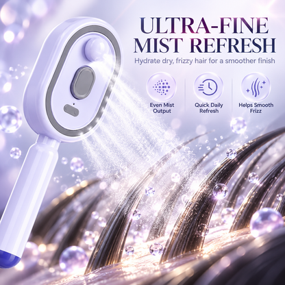 ✨TopSpire® Steam Mist Straightening Comb – Easy Salon-Like Hair
