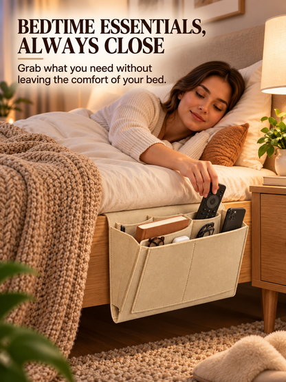 🔥Bedside Hanging Organizer – Keep Essentials Within Reach