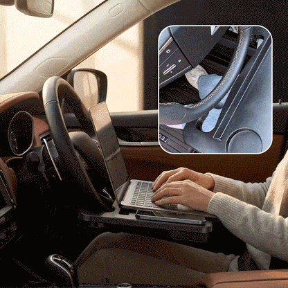 🔥48% OFF 2-in-1 Steering Wheel Desk 🚗 Turn Parked Time Into Useful Time