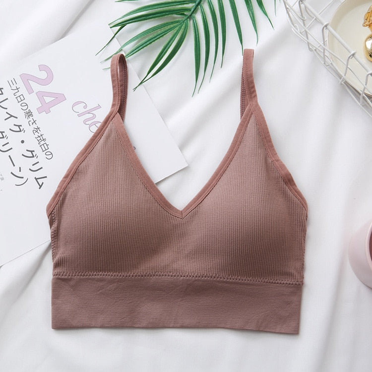 Frauen Sexy Crop Tops Röhrenoberteil Frauen Streetwear Ärmellose Camis Nahtlose Sportunterwäsche Tee BH Crop Top Bandeau Top Tank
