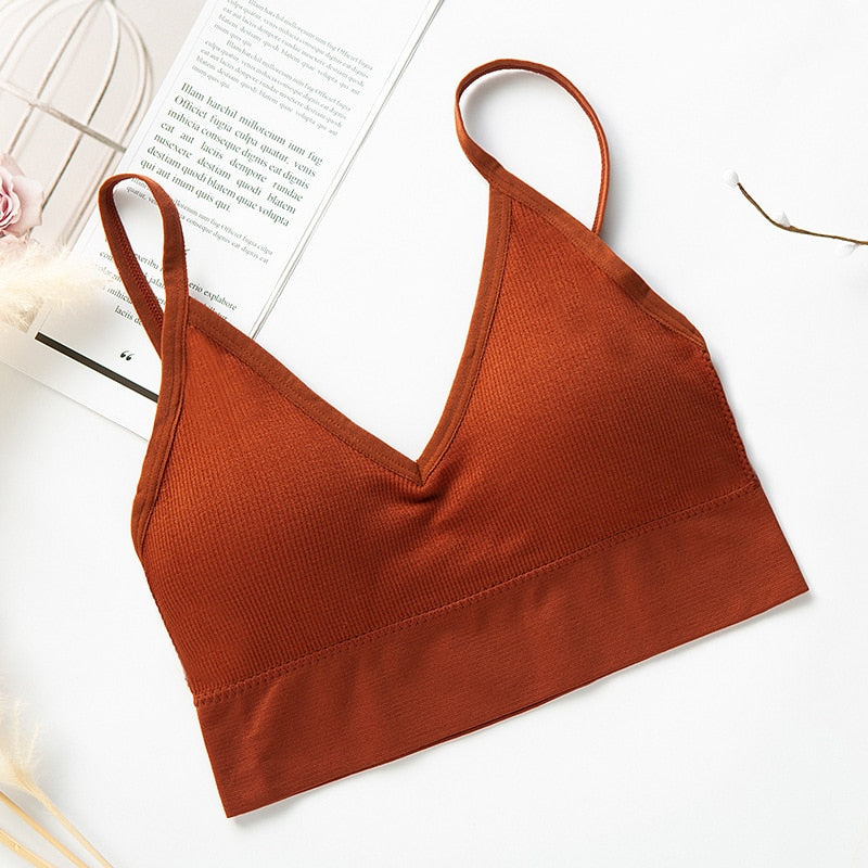 Frauen Sexy Crop Tops Röhrenoberteil Frauen Streetwear Ärmellose Camis Nahtlose Sportunterwäsche Tee BH Crop Top Bandeau Top Tank