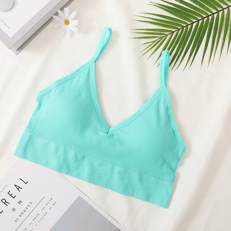 Frauen Sexy Crop Tops Röhrenoberteil Frauen Streetwear Ärmellose Camis Nahtlose Sportunterwäsche Tee BH Crop Top Bandeau Top Tank