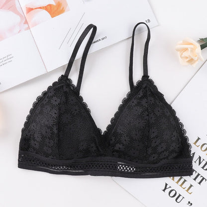 Frauen Spitze gepolsterte BHs Schönheit zurück gewickelt Brust bequem Draht frei BHs Dessous