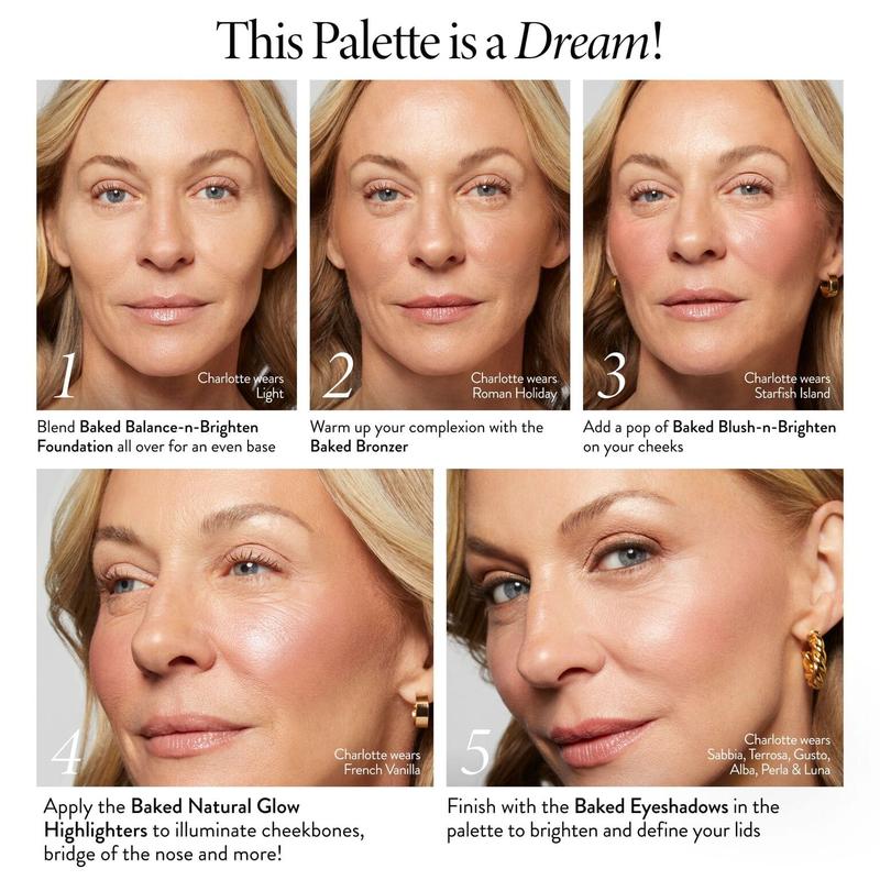 💕🔥Buy 2+ get free shipping 🔥Baked Starter Kit - Tuscan Dreams includes Baked Multicolor Eyeshadow Palette
