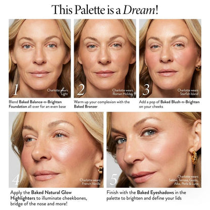 💕🔥Buy 2+ get free shipping 🔥Baked Starter Kit - Tuscan Dreams includes Baked Multicolor Eyeshadow Palette