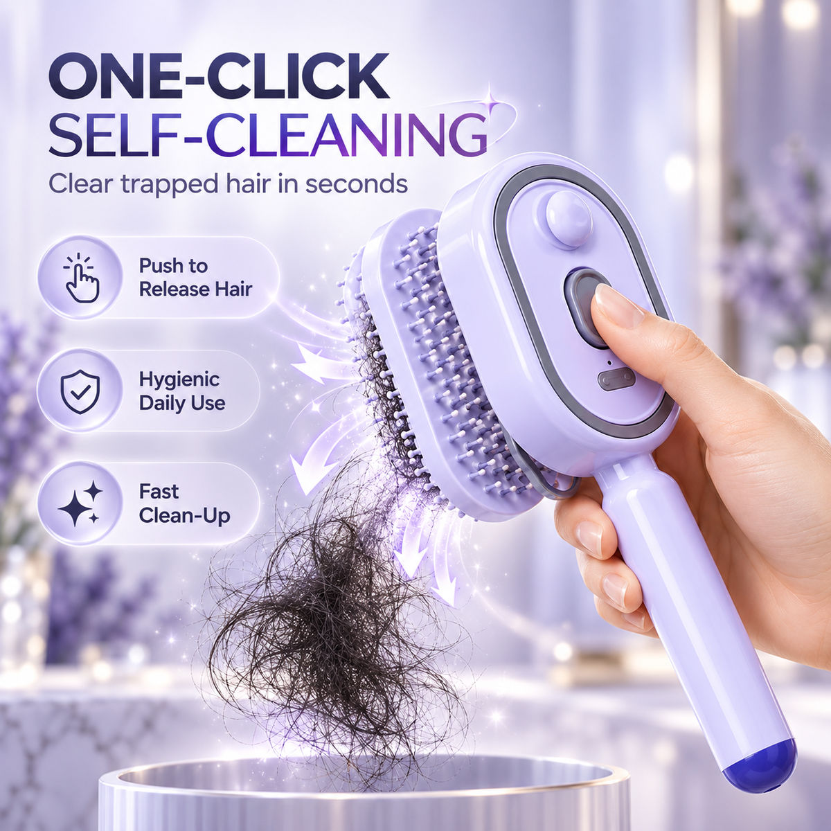 ✨TopSpire® Steam Mist Straightening Comb – Easy Salon-Like Hair