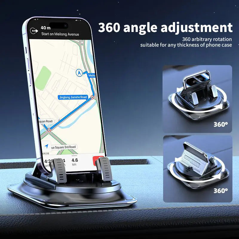 🚗📱360° Rotating Car Phone Holder with StrongSuction Cup for iPhone &Android